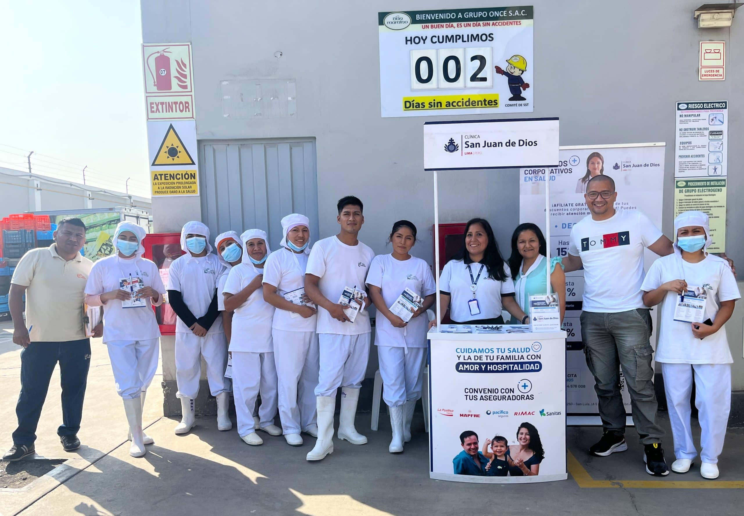 CLÍNICA SAN JUAN DE DIOS LIMA FIRMA CONVENIO CORPORATIVO CON DON MAMINO