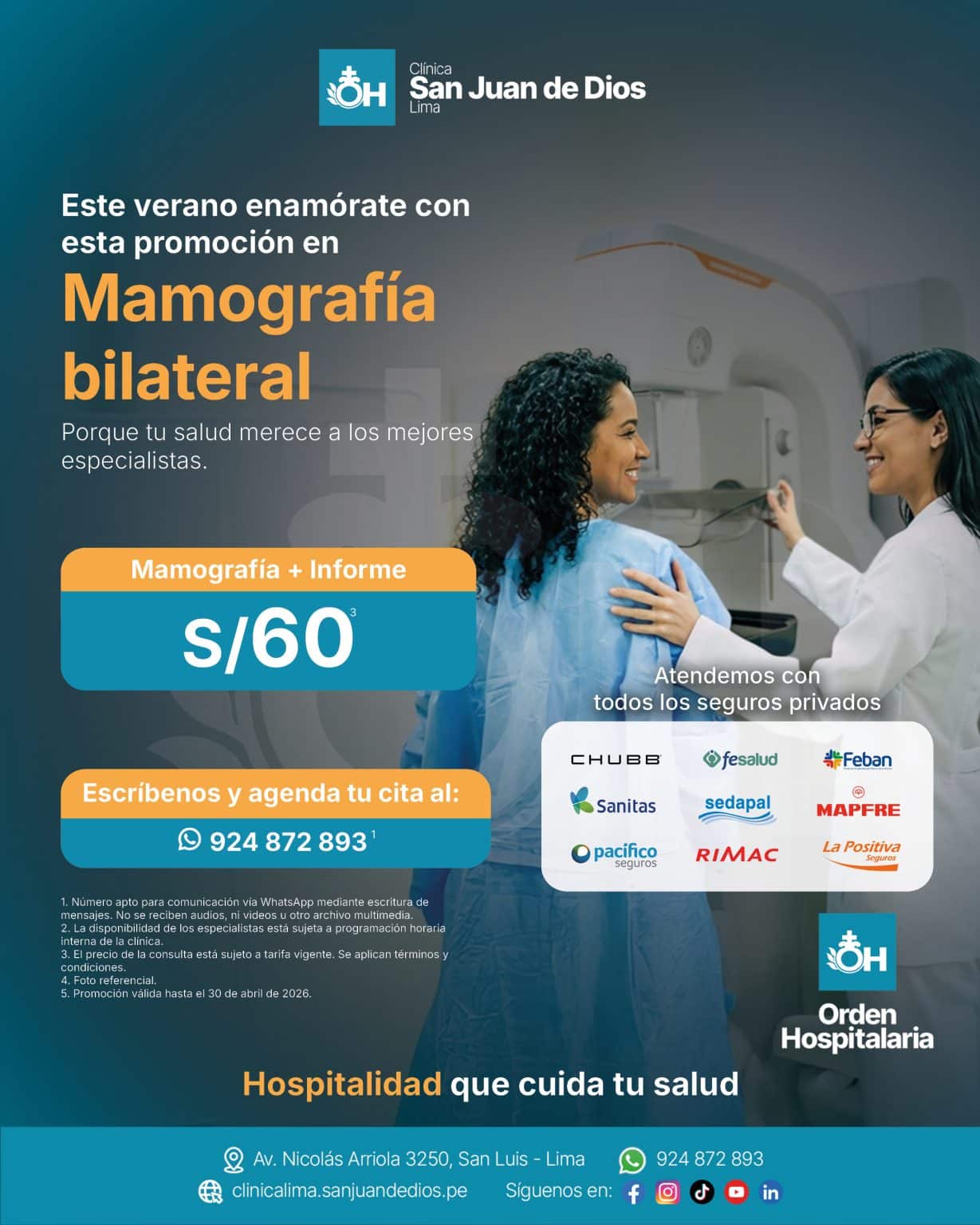 Mamografia Bilateral 60