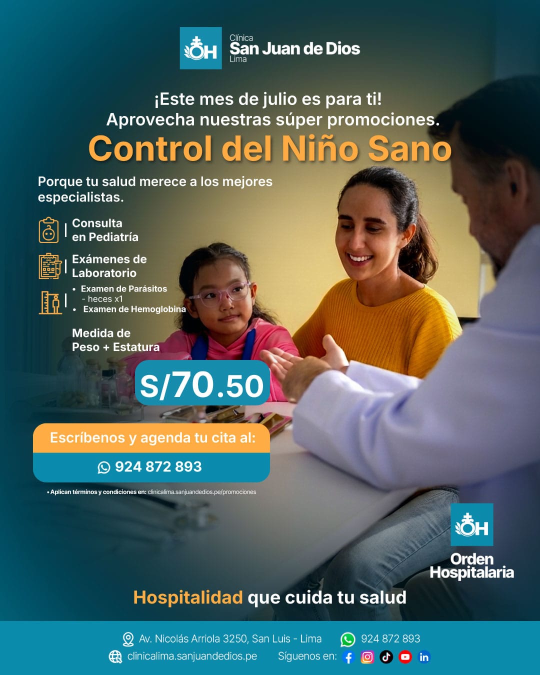 Campana Promocional de Nino Sano Jul26